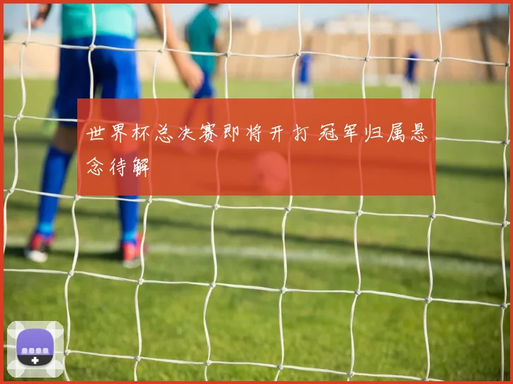 世界杯总决赛即将开打 冠军归属悬念待解