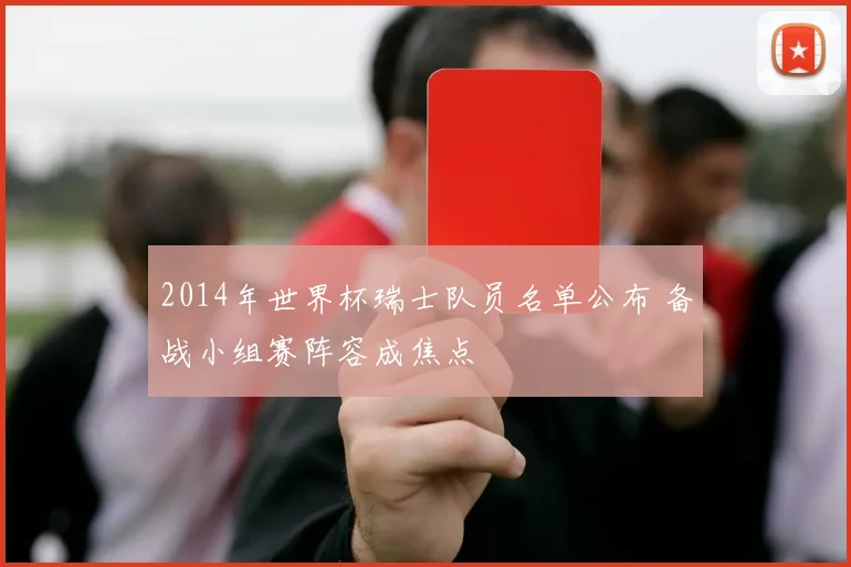 2014年世界杯瑞士队员名单公布 备战小组赛阵容成焦点