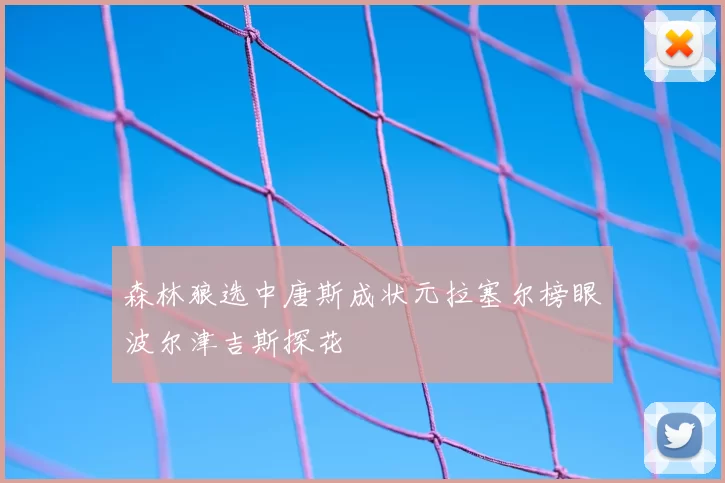 森林狼选中唐斯成状元拉塞尔榜眼波尔津吉斯探花